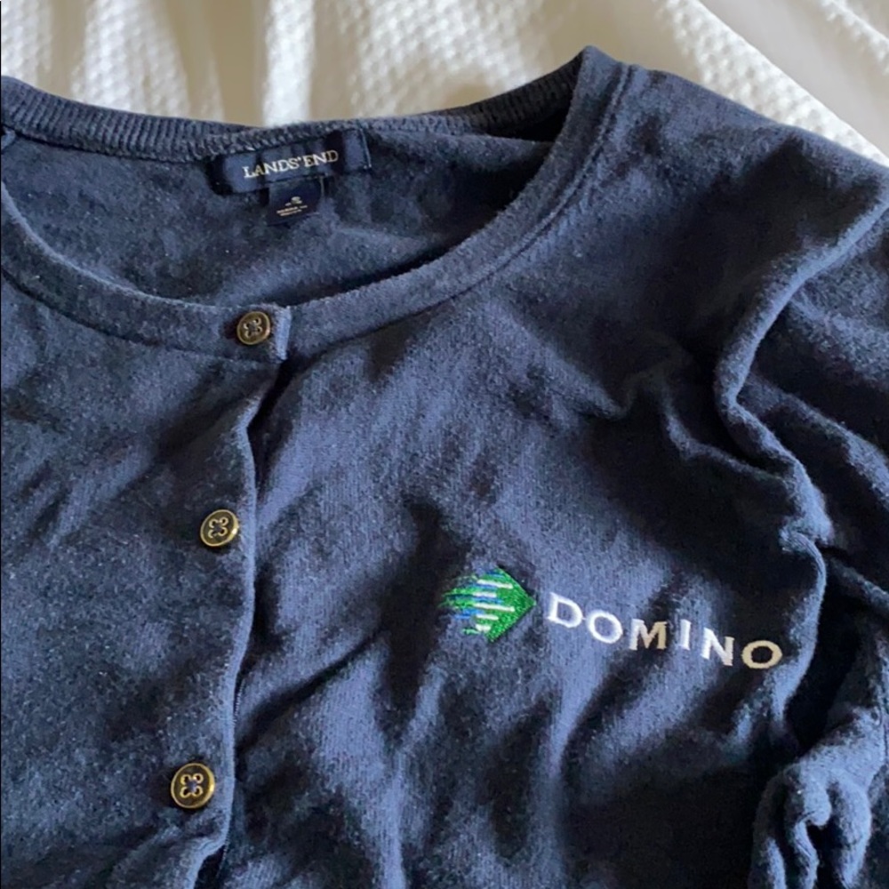 button up navy blue long sleeve